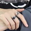 Silver Color Stars Geometric Irregular Hip Hop Punk Ring Women Jewelry Party Accessries Gift