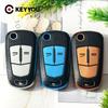 KEYYOU 1 шт. НОВЫЙ Пылезащитный Кожаный ТПУ Чехол для Ключа Автомобиля Для Opel Vauxhall Astra H Corsa D Vectra C Zafira Astra Vectra Signum 2/3 Кнопки