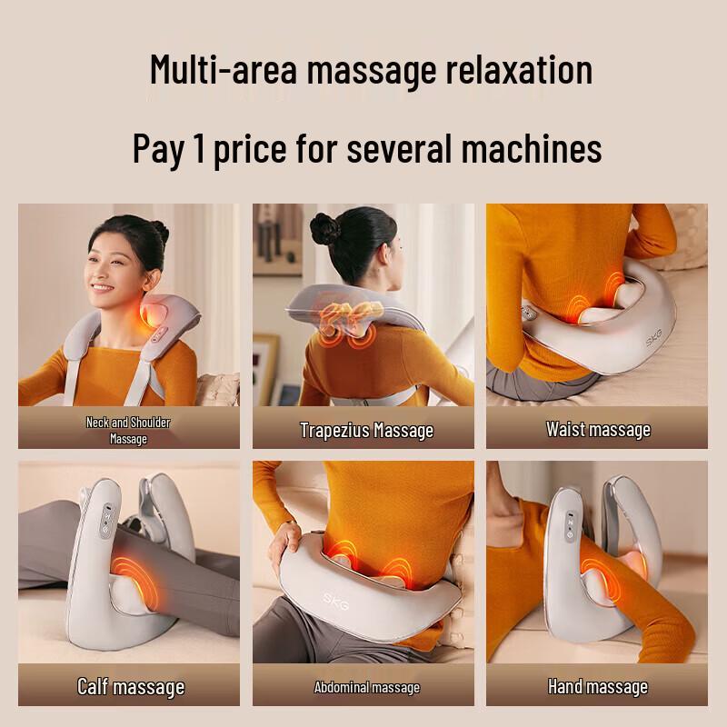 SKG H3-2 Neck and Shoulder Massage Shawl CN plug (adapter included)