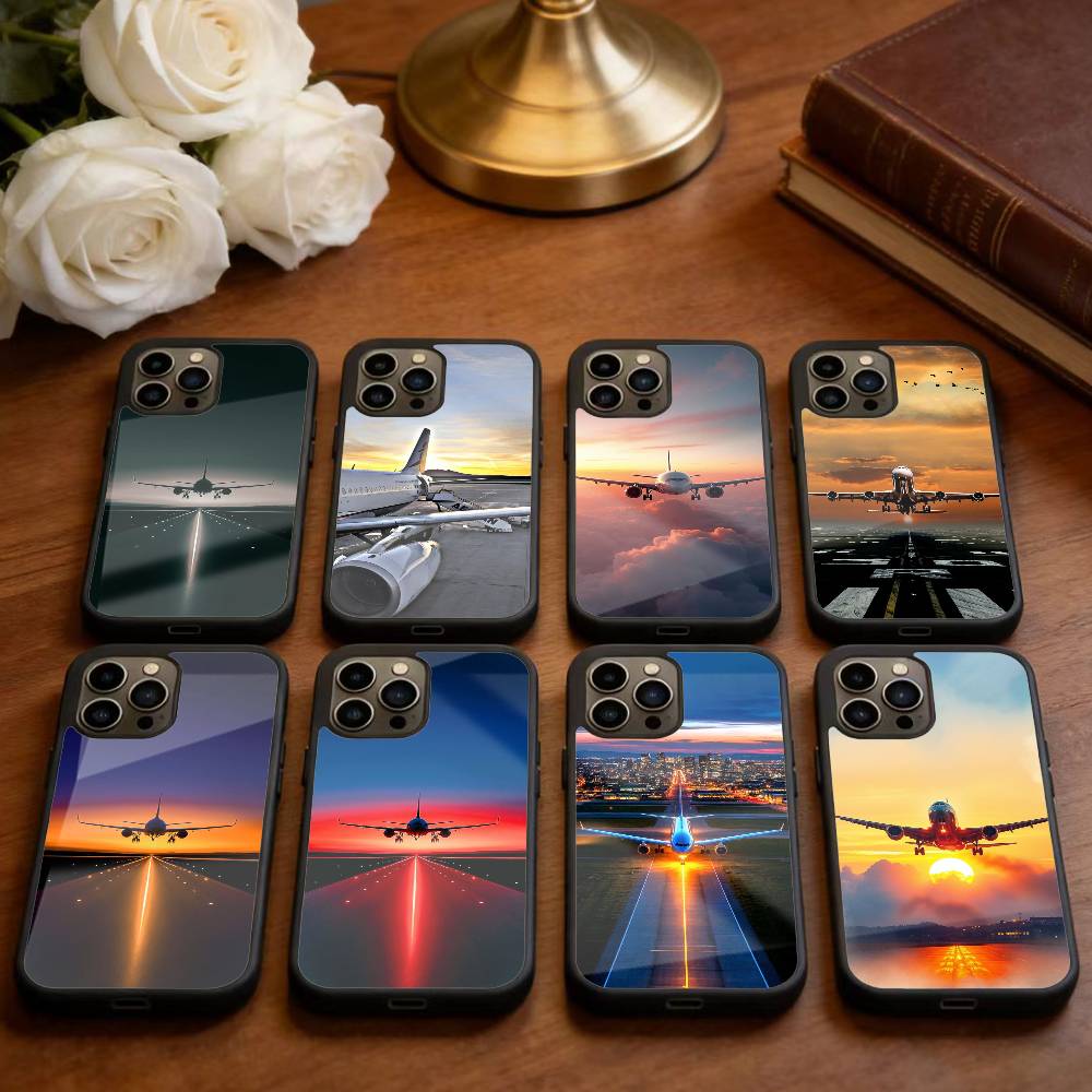 Чехол для телефона 'Самолет' для iPhone 17,16,15,14,13,Pro,Max,Plus,Магнитный для Magsafe Беспроводная зарядка