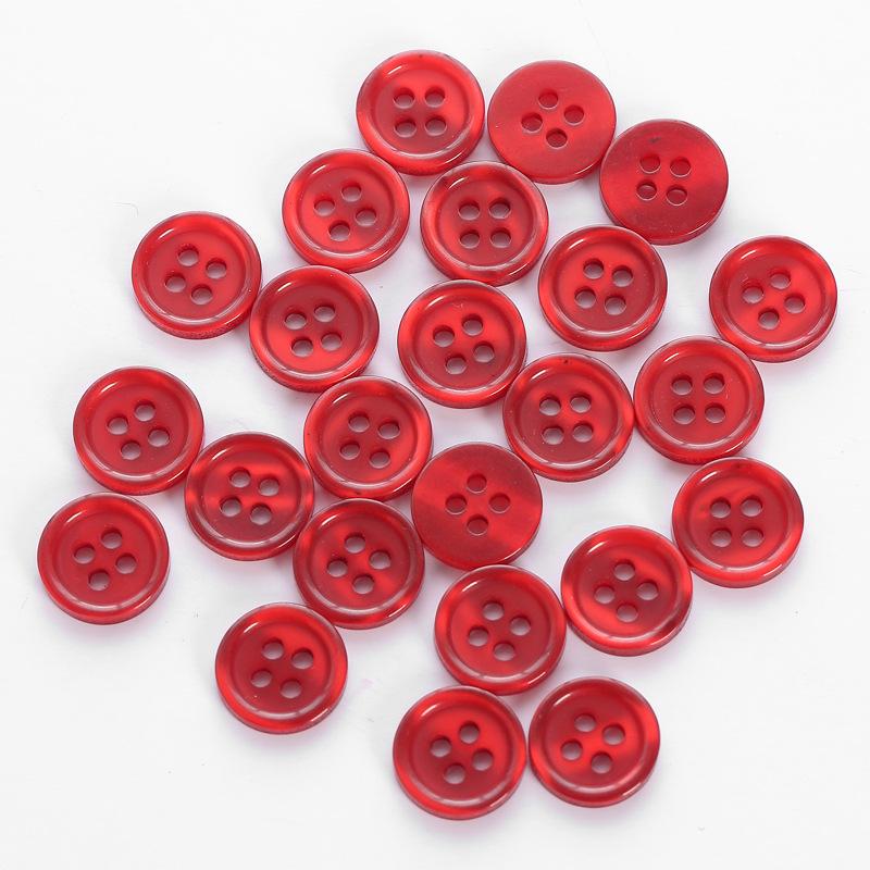 Round 2 Hole Resin Button Sewing Fit Scrapbooking Apparel Crafts Diy Decoration 24PCS