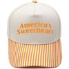 America's Sweetheart Truck Driver Hat Embroidery Color Matching Baseball Cap European and American Men's Casual
