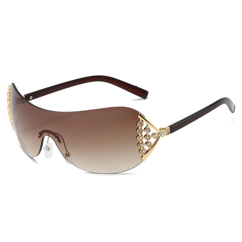 Очки с поляризованным светом Безободковые Панк Солнцезащитные очки Женские Мужские Технологичный стиль Брендовые Солнцезащитные очки Для улицы Женские Мужские Очки UV400