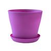 Plastic Flower Pots Planter Balconies Planting Potted Flower Pot Succulent Plant Pots with Tray Garden Indoor Bonsai Multi-Color