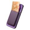 For iPhone 16e Case Detachable Magnetic Card Bag Leather Phone Back Cover