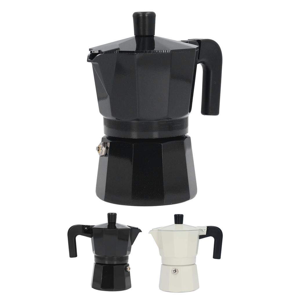 100 мл кофеварка для плиты с двойным клапаном из алюминиевого сплава кофеварка для плиты горшок для кофе