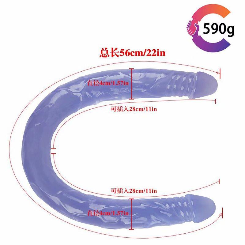 Huge Dildo 21/43/56cm Super Realistic Soft Penis Double Heads Sex Toys for Women Men