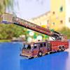 Real Honey Night Metalper Construction Ladder Fire Truck Color Korea 3d Puzzle