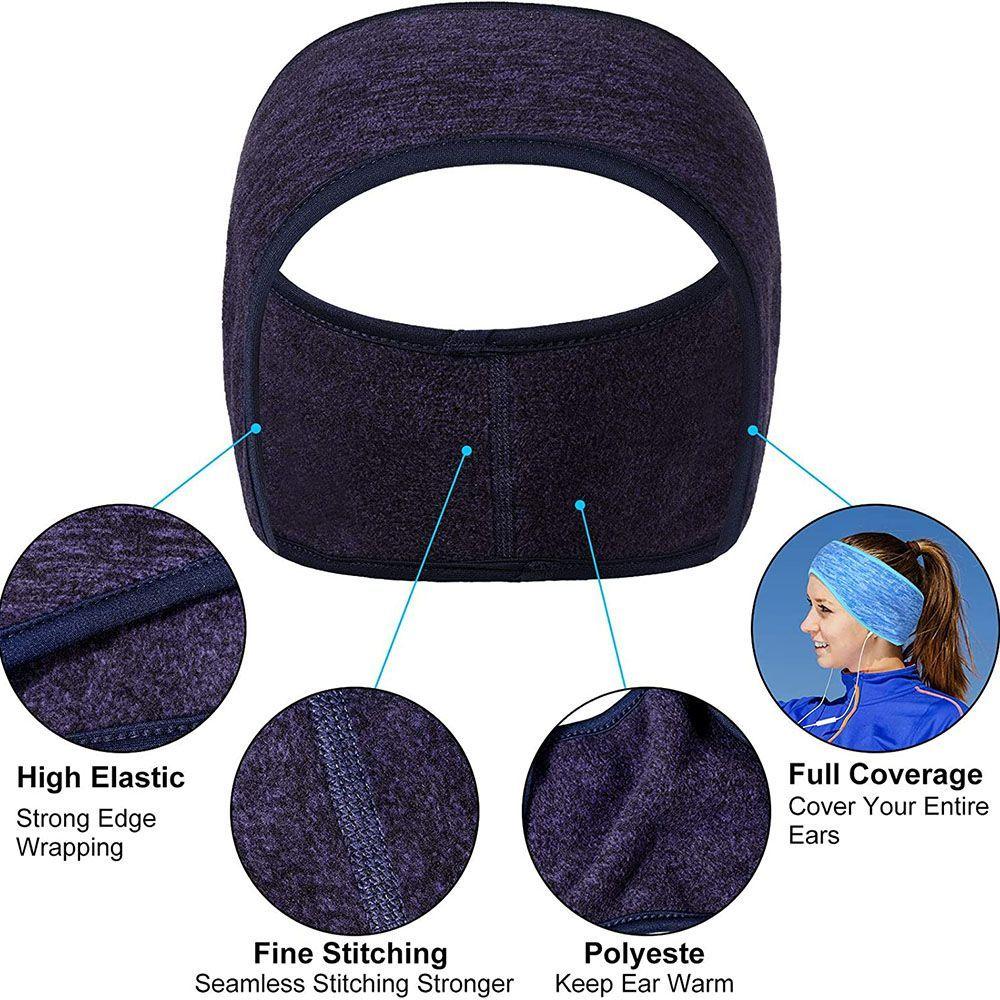 Sports Women Girls Hair Sweat Winter Sweatband Running Headband Ear Muffs Headband Ear Warmer