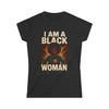 Empowering Black Woman Tee, Women's Softstyle Tee, Afrofuturism Shirt, Inspirational Apparel, Gifts for Her