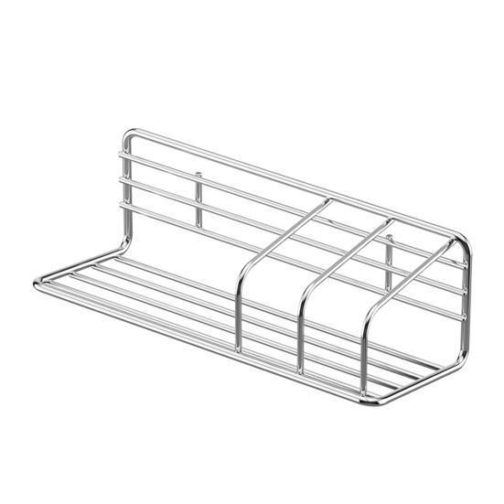 Полка для слива раковины, держатель для губки, полированная поверхность, устойчивая к коррозии, простая в установке, органайзер для кухонной раковины