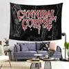Cannibal Corpse Металлическая Скейтборд Гобелен Декор Искусство Эстетичные Гобелены для Гостиной Спальни Домашняя Стена Ткань Настенный Подвес