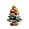Рождественское украшение в виде книжной елки из АКРИЛА, Книжный подарок, Подарок для книголюба, Книжное украшение, Книжный подарок, Подарок для книголюба, Подарок для библиотекаря