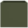 Plant Pot Olive Green 32 x 30 x 29 cm Steel