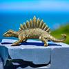Vintage Dinosaur Statue Zinc Zinc Alloy Children Dinosaur Toy Lucky Dinosaur Miniatures  Decoration Crafts