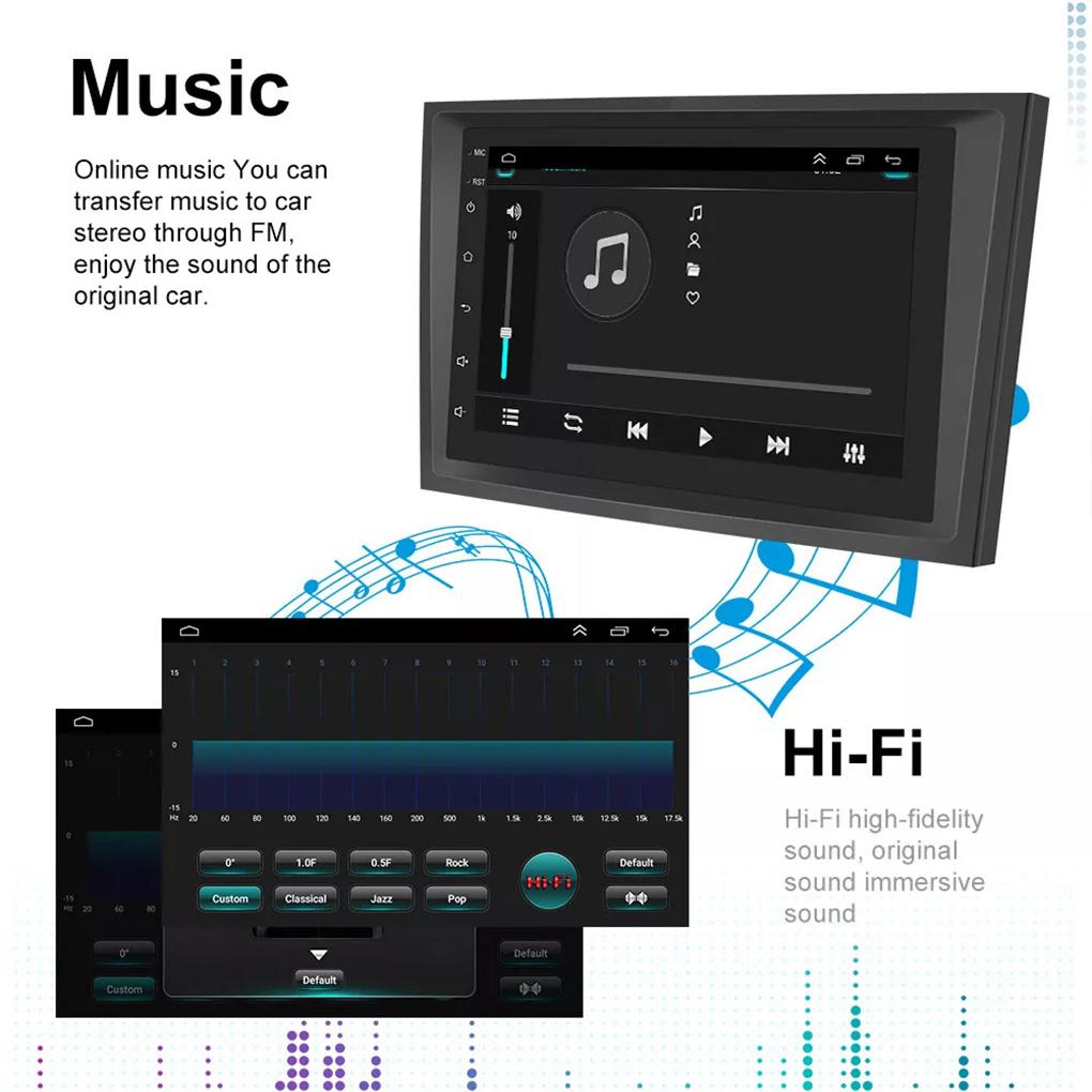 Спутник для водителя HI-FI автомобильный радиоприемник стерео с функцией громкой связи Hi-Fi аудио дисплей