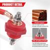 300A 48V DC Post Connectors Brass Replacement Terminal Kit 3/8in Stud Battery Power Junction for Car Camping RV Truck Boat