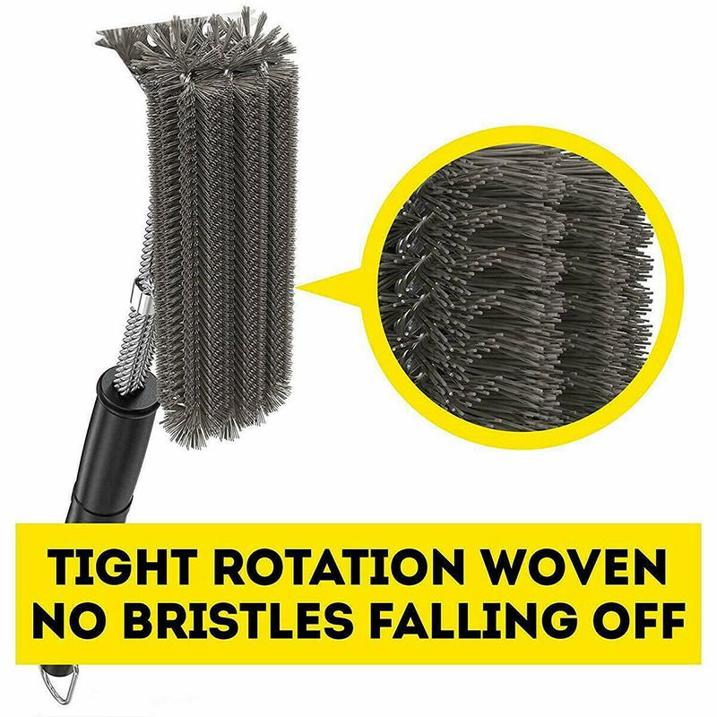 Bbq Grill Brush Scrubber Barbecue Cleaning Tool Stainless Steel Wire