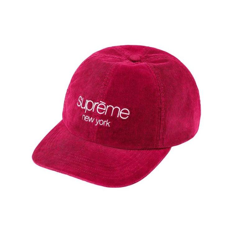 Supreme GORE-TEX Corduroy Classic Logo 6-Panel 'Black White' Men's SUP-FW21-087