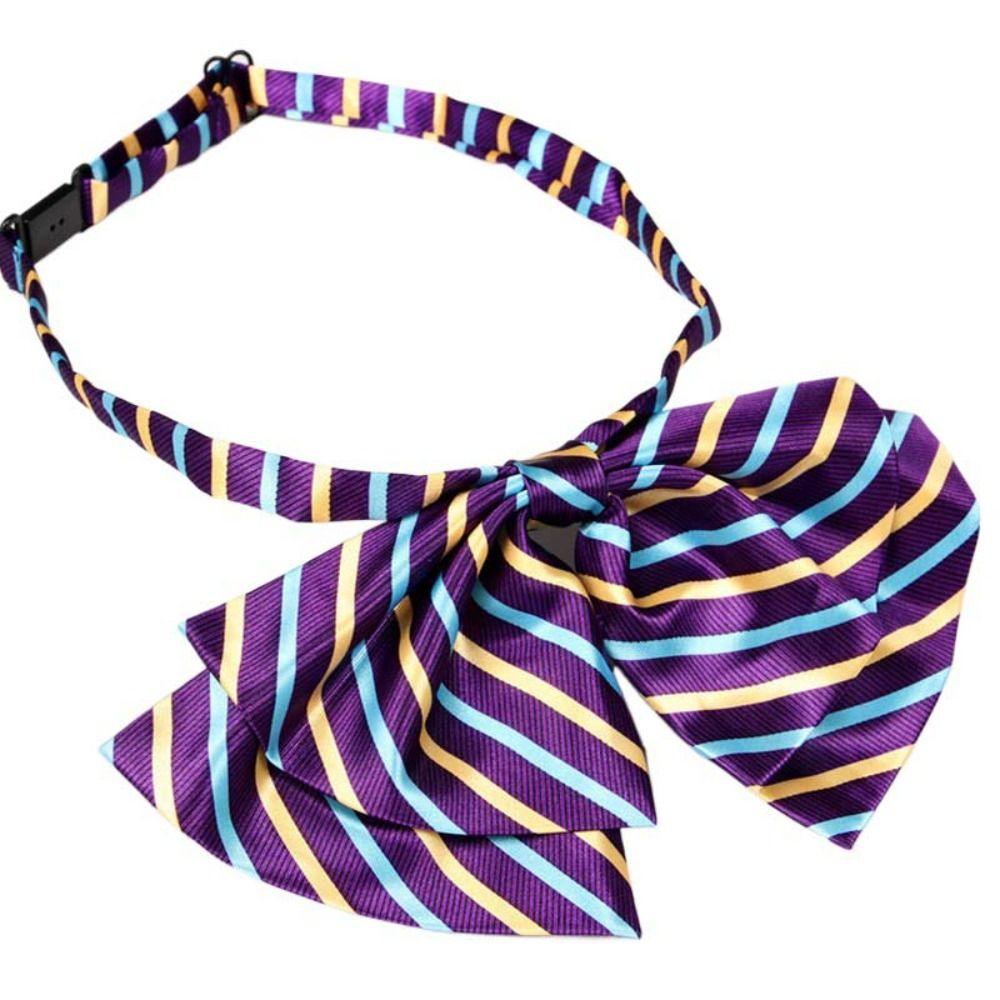 Double Layer Airline Stewardess Necktie Korean Style School Students Neckties Shirt