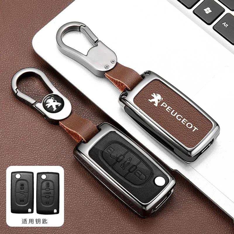 Car Remote Key Cover Case Protector Holder For Peugeot 107 207 307 308 407 607 3008 5008 for Citroen Xsara Picasso C5 C6 C8