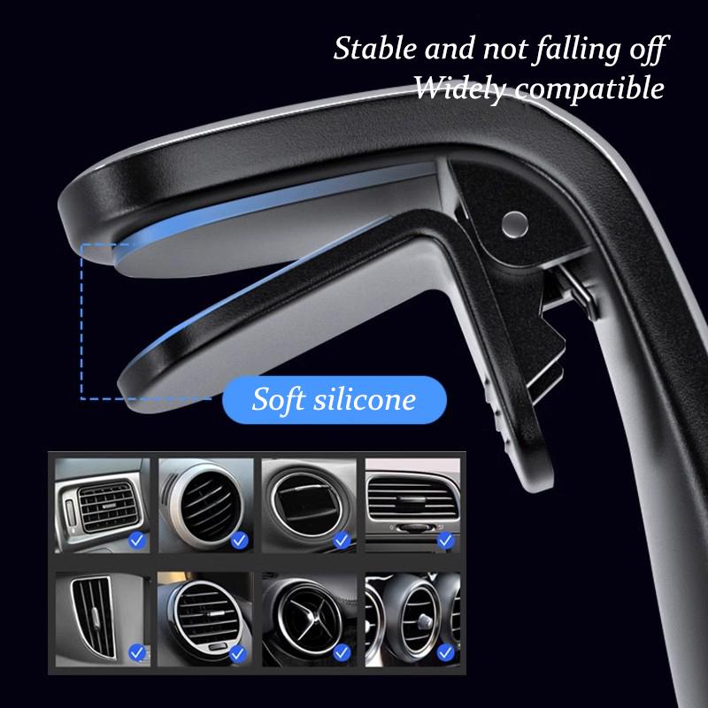 FFEC7 Magnetic Car Phone Holder Metal Stand Interior Accessories For Citroen Celysee C3 C5 C1 C2 C4 Aircross Picasso Cactus Berlingo