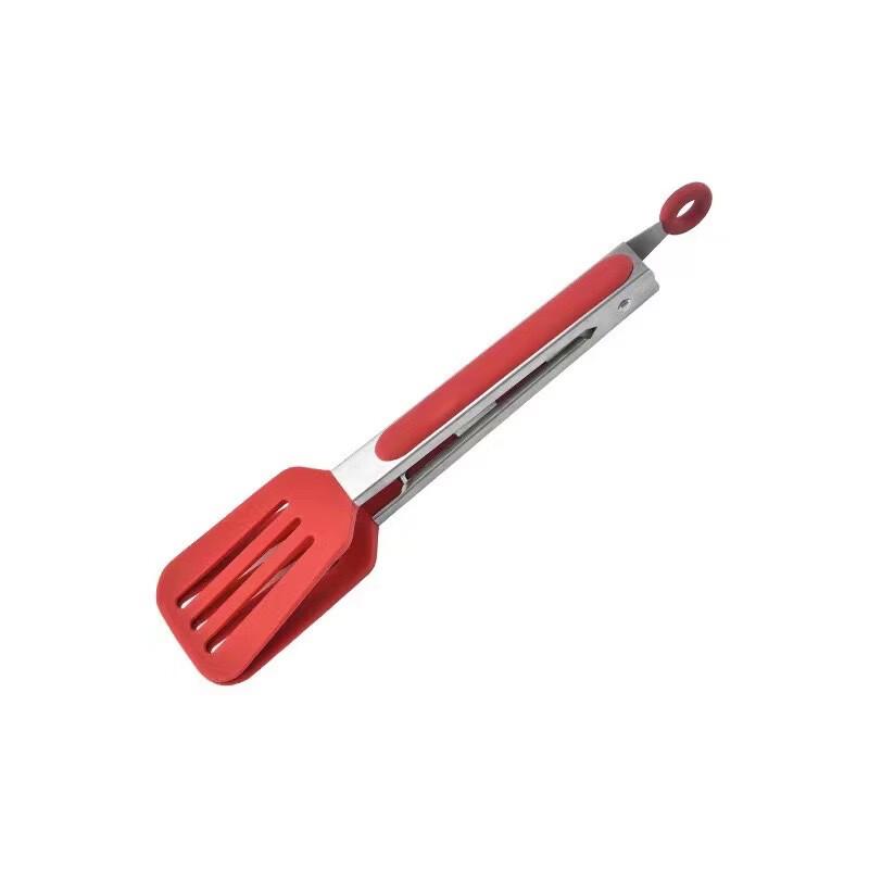 Stainless Steel Silicone Spatula Tongs