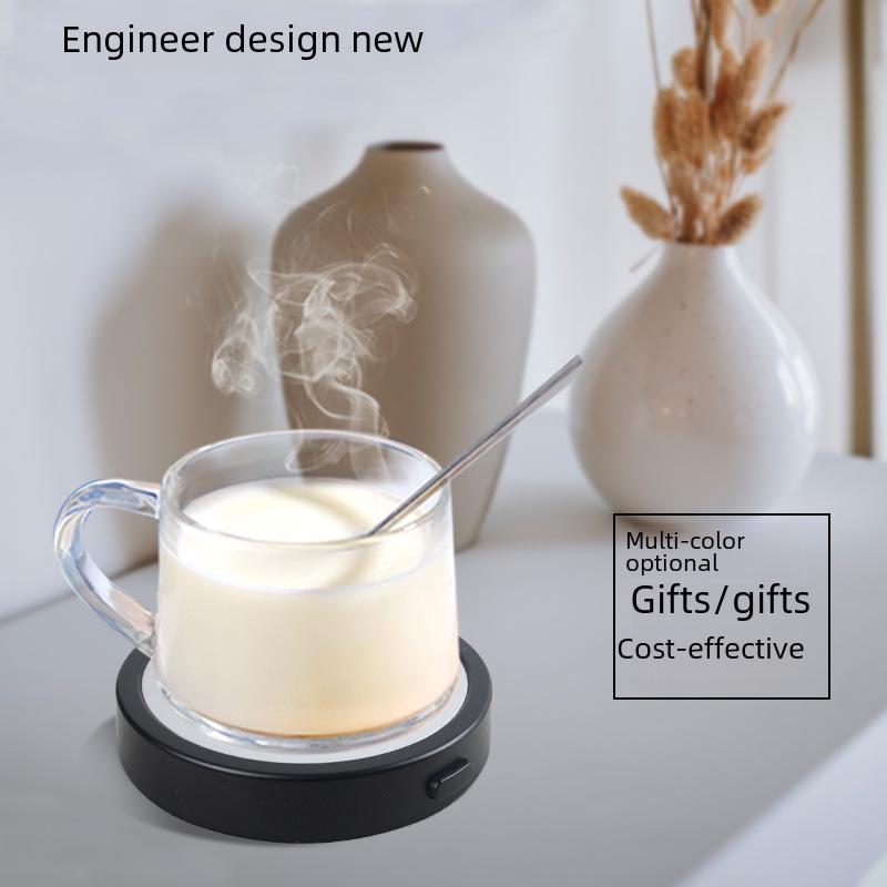 USB Heated Coaster: Metal Cup Warmer for Coffee, Tea, or Gifts