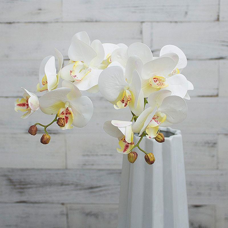 Realistic feel simulation Phalaenopsis hotel tape artificial flower ornament home, Phalaenopsis simulation flower
