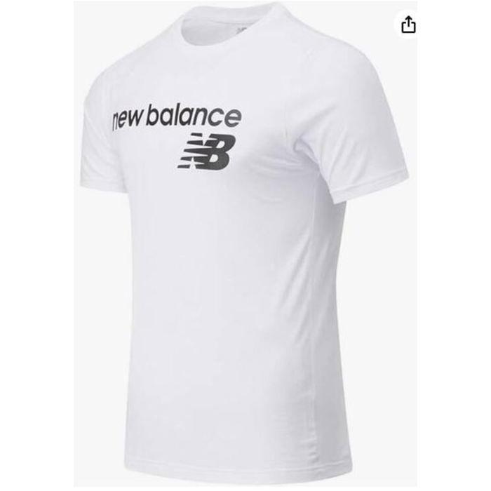 T-Shirt - NEW BALANCE - Classic Core - Blanc - XL - Coupe droite