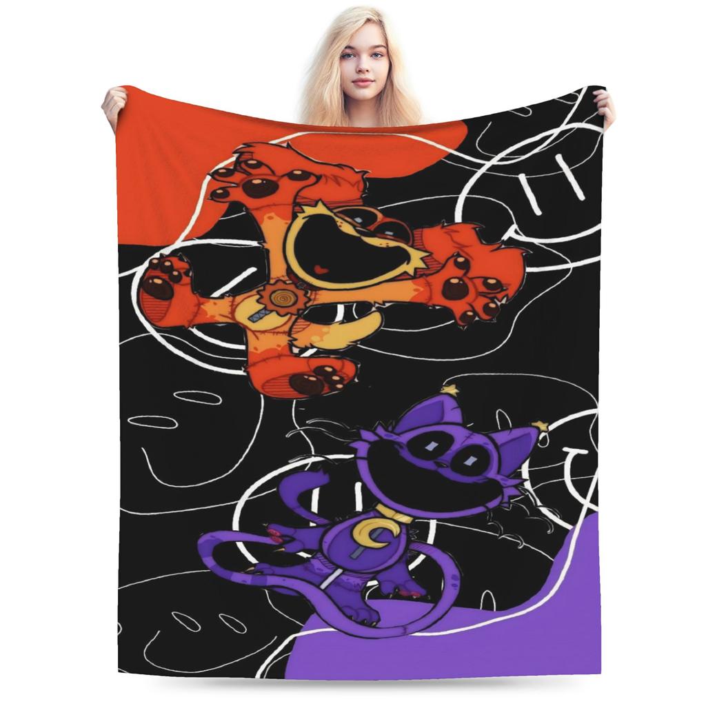 Catnaps Dogdays Plush Blanket Girls Boys Flannel Bedding Throws For Home Decor Soft Customized Quality Bedspread Gift Idea