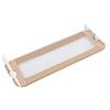 Toddler Bed Safety Guard Rail Taupe 120 x 42 cm Polyester