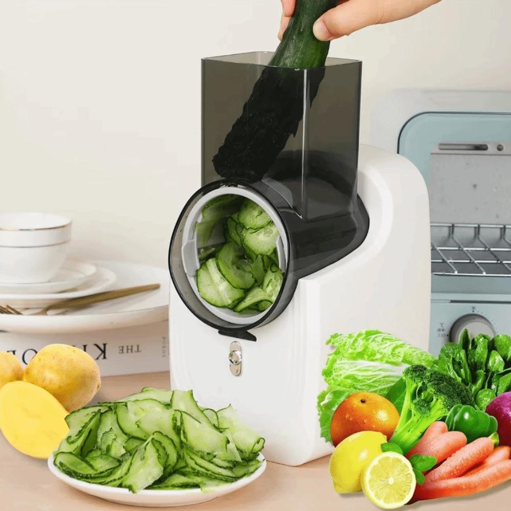 Long Battery Life Automatic Vegetable Shredder Efficient Vegetable Slicer Home
