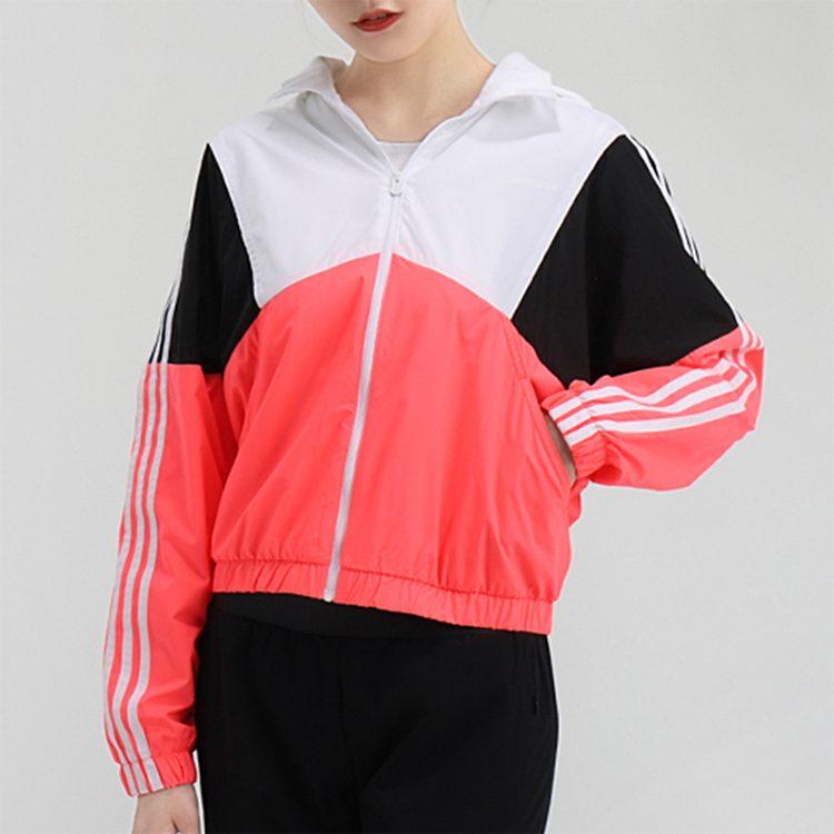 adidas Куртки Женские Розовые С Капюшоном Умеренные Другие GJ5359