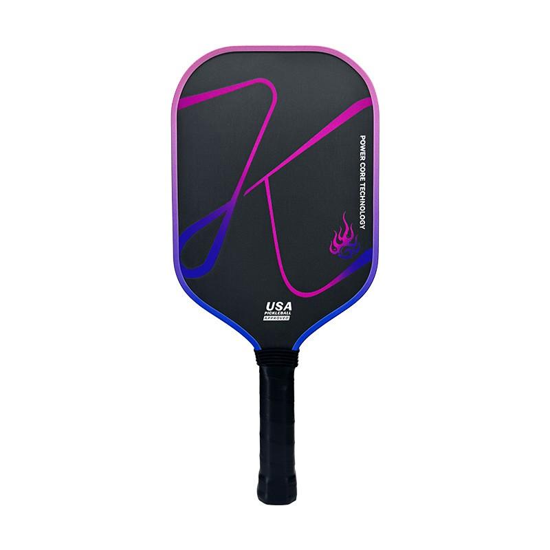Professional Carbon Fiber Pickleball Paddle T700 Full Foam Core Heat Pressed Indoor Outdoor Play