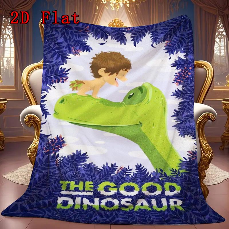 The Good Dinosaur Creative 2D Flat Pattern Flannel Blanket High quality All Seasons Warmth and Comfort Perfect for Christmas Gifts.