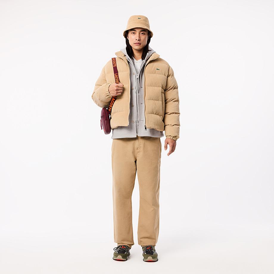 Lacoste Мужская фланелевая толстовка с капюшоном на молнии SH4106-54NCCA