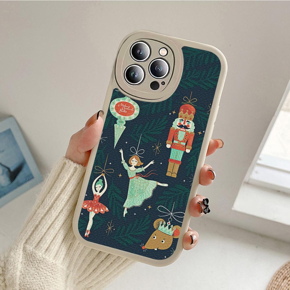 Чехол для телефона Clara's Nutcracker Ballet Repeat для iPhone 14 13 11 12 Pro MAX 13 12 MiNi 7 8 14 plus SE2020 X XS XR из овчины
