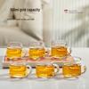 YIHUTEA Heat-Resistant Glass Tea Cups
