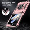 Fashion Protable Ring Ring Bag Case for Samsung Galaxy Z Flip5 Flip 5 Zflip5 5G Strong Armor Cover Capa
