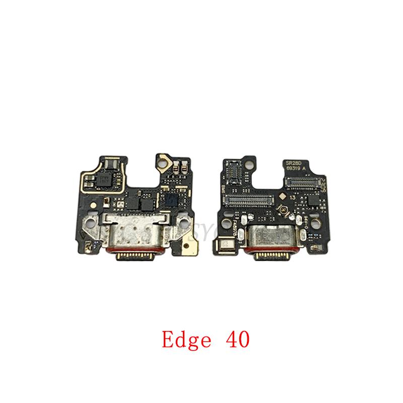 USB Charging Connector Port Board Flex Cable For Motorola Moto Edge 40 Neo 50 Pro 50 Fusion 50 Neo Repair Parts