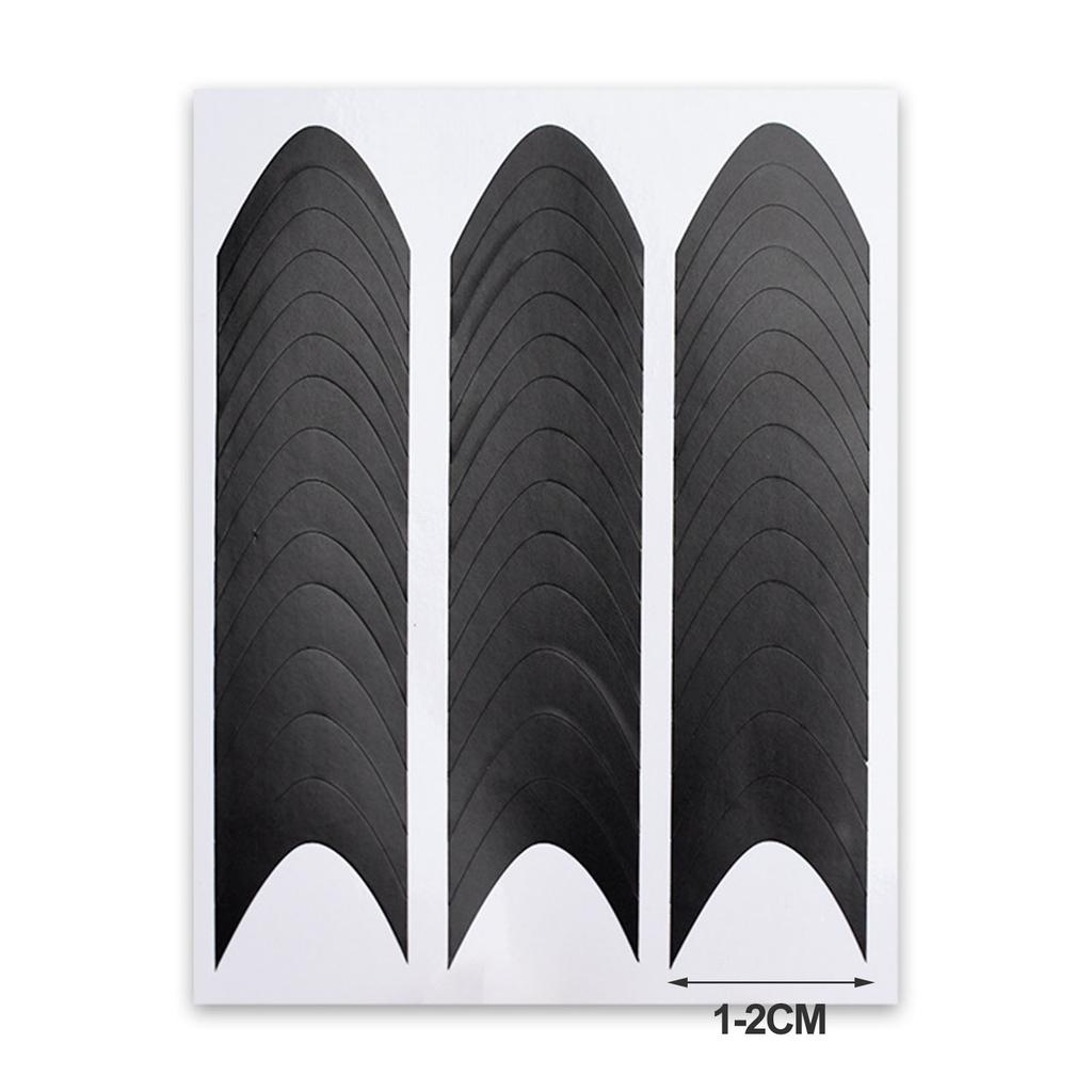 1860Pcs Nails Sticker Stencil Tips Guide French Manicure Nail Art Decals Form Fringe DIY French Tip Nail Stickers Beauty Tools