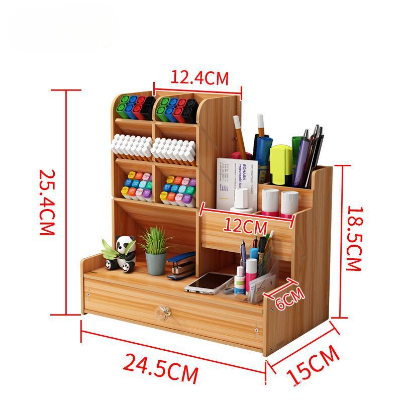 Holder Organizer Storage Box Modern Student Desktop Pen Rack Office Supplies Multi-functional Large-capacity Creative