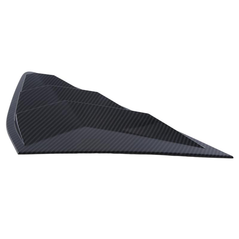 2PCS Car Rear Side Vent Quarter Window Louver Shutter Cover Parts Accessories For Honda Accord Carbon Fiber Look