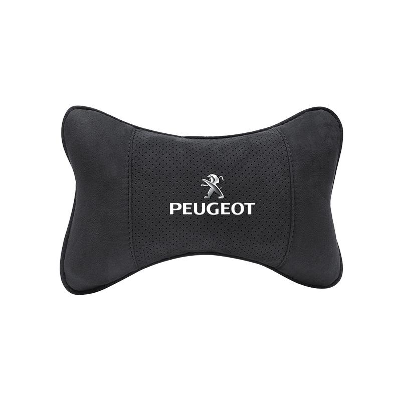 Дышащая автомобильная подушка под шею из замши для Peugeot 208 2008 5008 408 308 3008 508 4008 Landtrek Rifter e-Expert e-TRAVEL