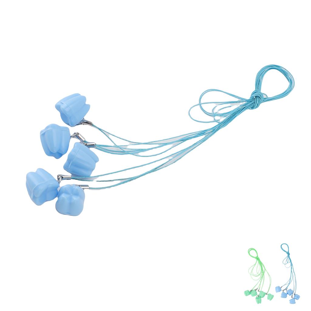 50 шт. Ожерелья для хранения выпавших зубов, Портативные футляры для хранения выпавших зубов для детей