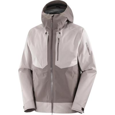 Outline Casual Hooded Fashion Universal Waterproof Breathable Jacket Men Jacket Iron-Grey LC2536800