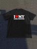 Men T-shirt Vintage Funny "I Love My Girlfriend Meme Tee Hip Hop Punk Women Oversize Harajuku Y2k Cotton Streetwear Hipster Tops