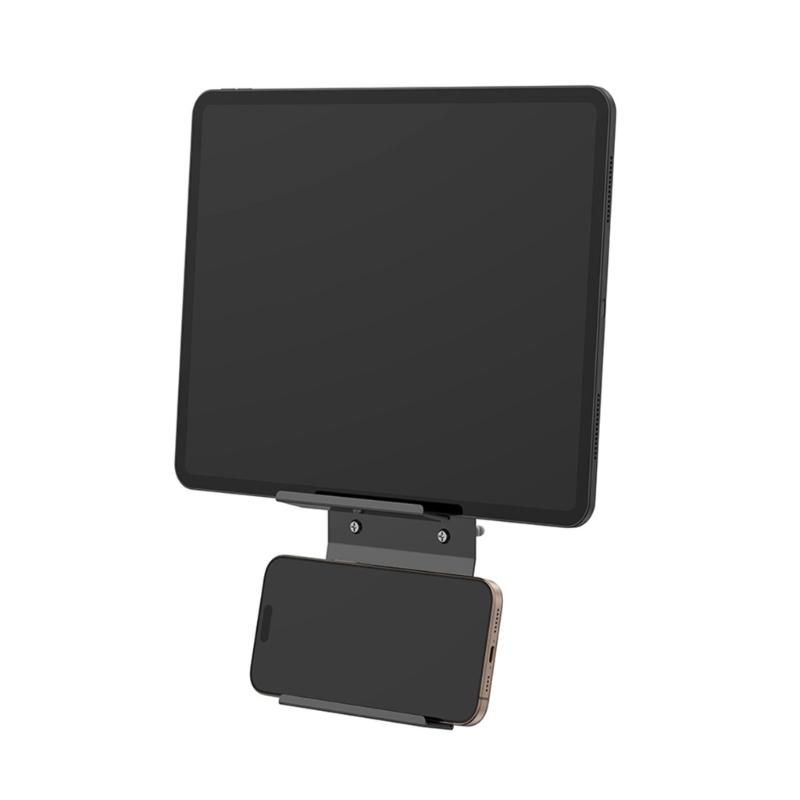 Metal Phone Wall Bracket Support Space Saving Design Wide Compatibility Up To 22mm Devices for Kitchen Bathroom Office