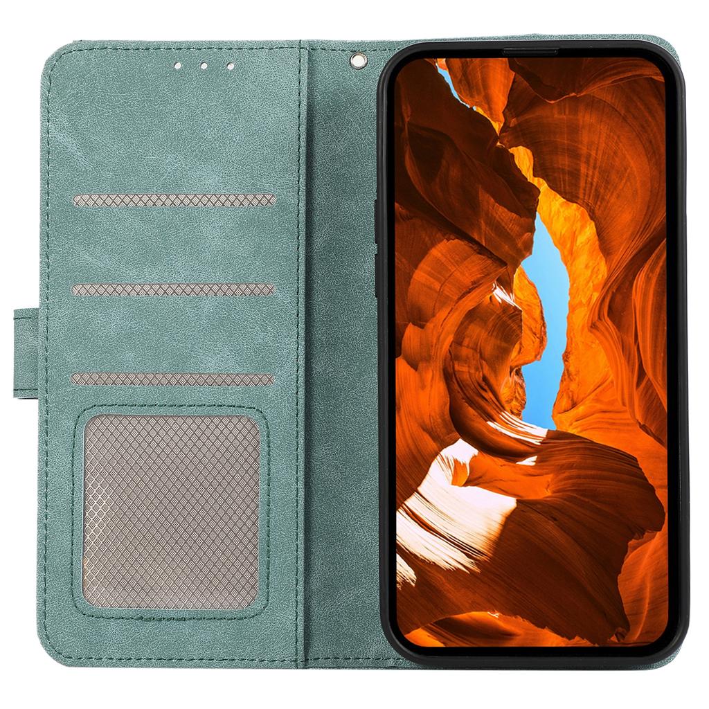 ABEEL Чехол для Motorola Edge 60 5G/60 Fusion 5G, кожаный откидной чехол с цветной вставкой, блокировка RFID